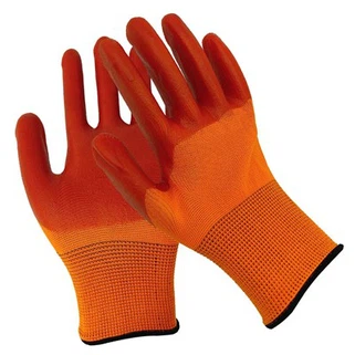 PVC narancssárga védőkesztyű